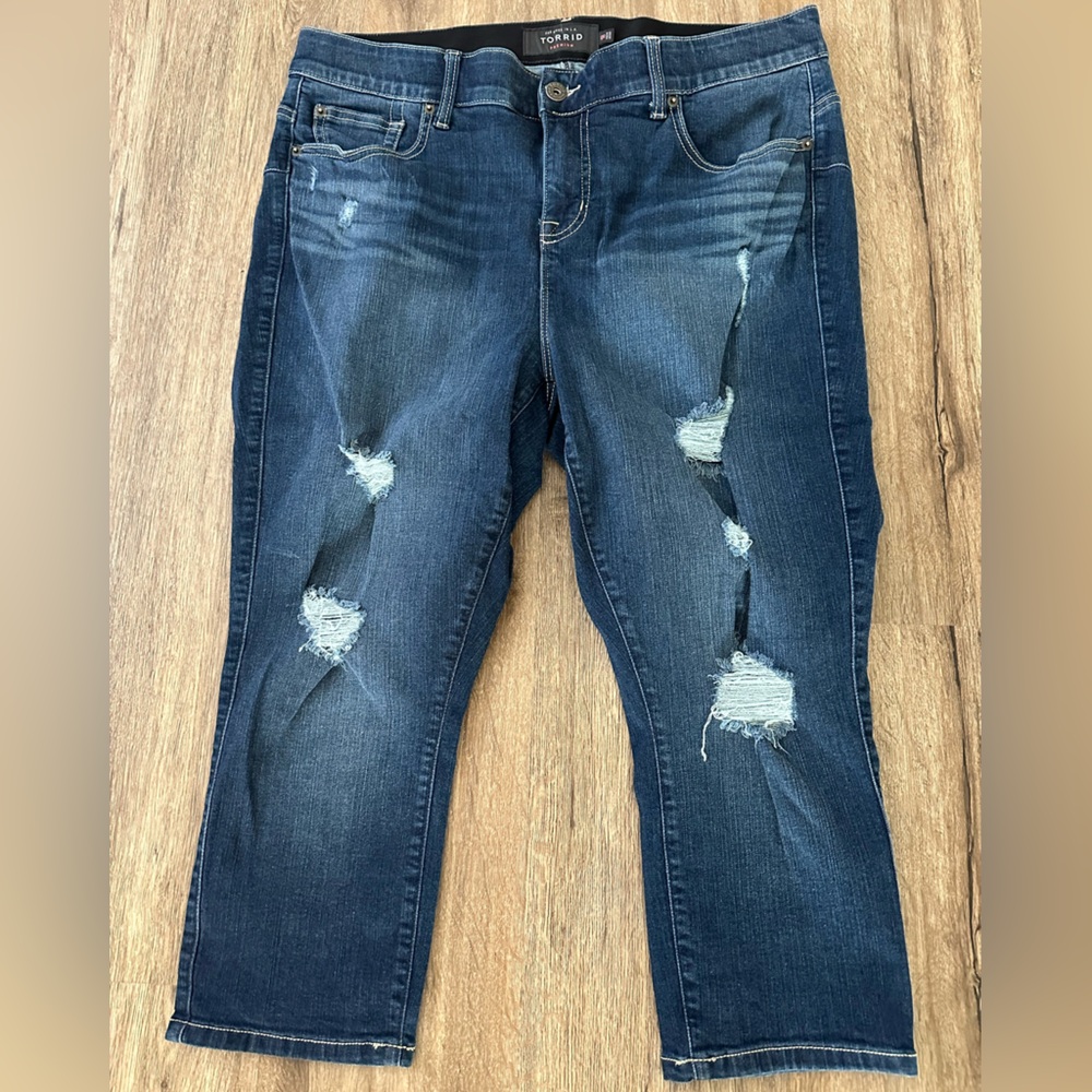 TORRID SIZE 18 PREMIUM STRETCH 5 POCKET BOMBSHELL SKINNY JEANS NWOT